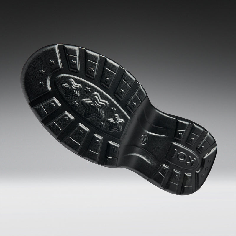 Jennie Black Chunky Bubble Trainers - Sole