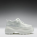 Jennie White Chunky Bubble Trainers - side view
