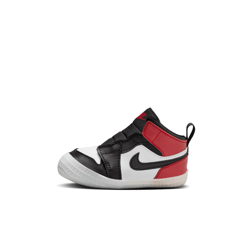 Jordan 1 Baby Crib Bootie "Black Toe Reimagined"