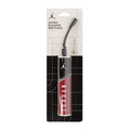 Jordan Essential ball pump, black handle with Gym Red grip and nozzle