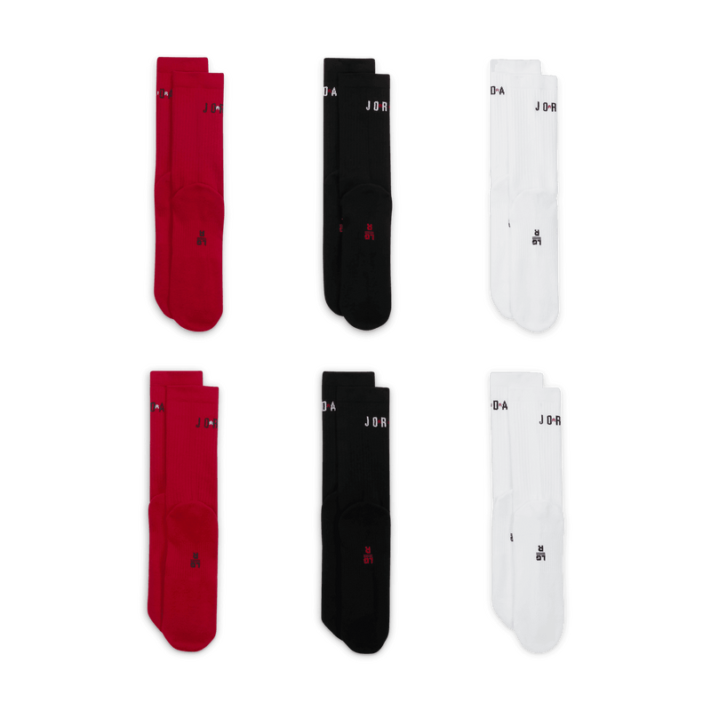 Jordan Essentials Crew Socks (6 Pairs) "Unisex"