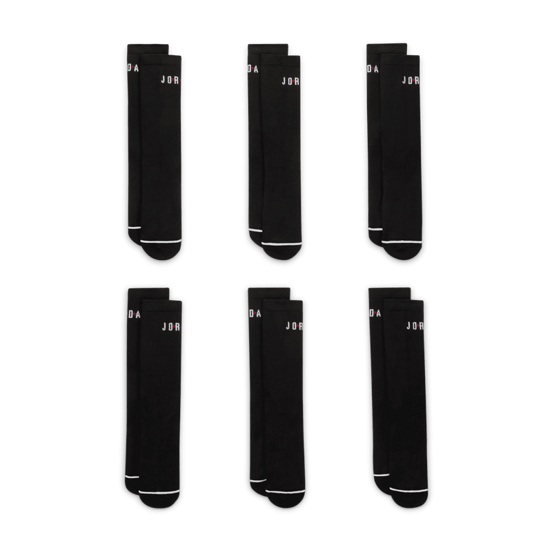 Jordan Everyday Crew Socks 6 Pairs (Unisex)