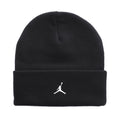 Black cuffed beanie with white Jordan logo