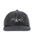 Dark cap, 5-panel unstructured strapback, white Fitght logo on front