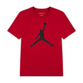 Youth red T-shirt with black Jumpman graphic on the front