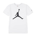 Youth Jumpman graphic T-shirt in white, crew neck, short sleeves