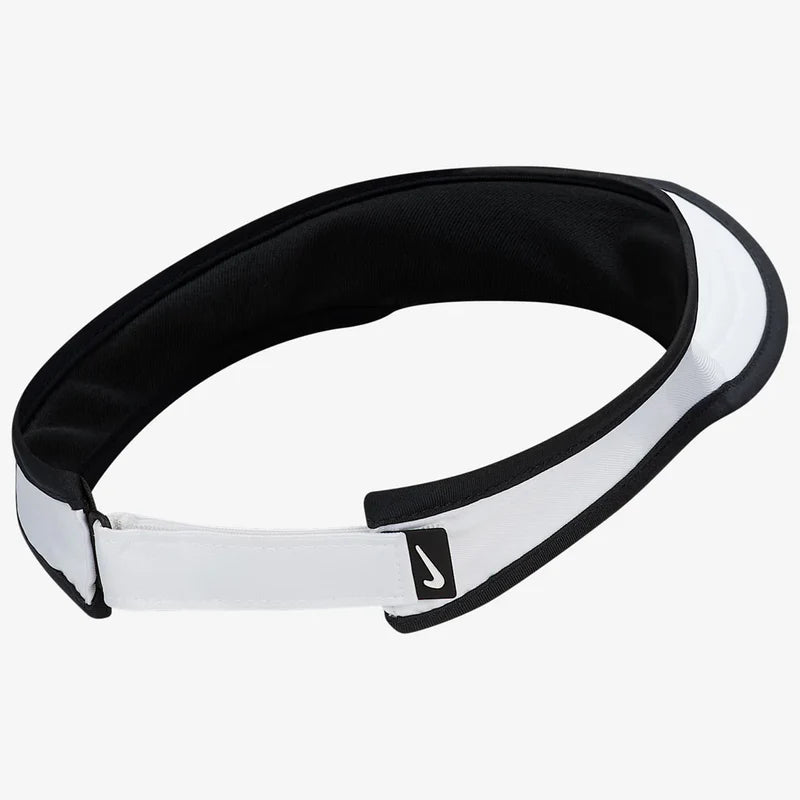 Junior DriFit Ace Visor in White/Black