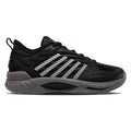 K-Swiss Hypercourt Supreme 2 Men's Tennis Shoe (Black/Grey/Firey Red)
