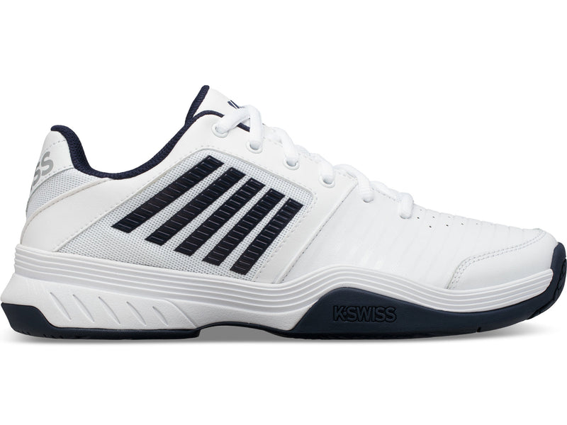 K-Swiss Men m court express hb Tennis Shoes in White/Navy