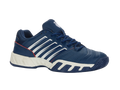 K-Swiss Men's Bigshot Light 4 Tennis Shoes in Blue Opal/Blanc De Blanc/Lollipop