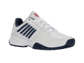 K-Swiss Men's Court Express Tennis Shoes in White/Blue Opal/Lollipop