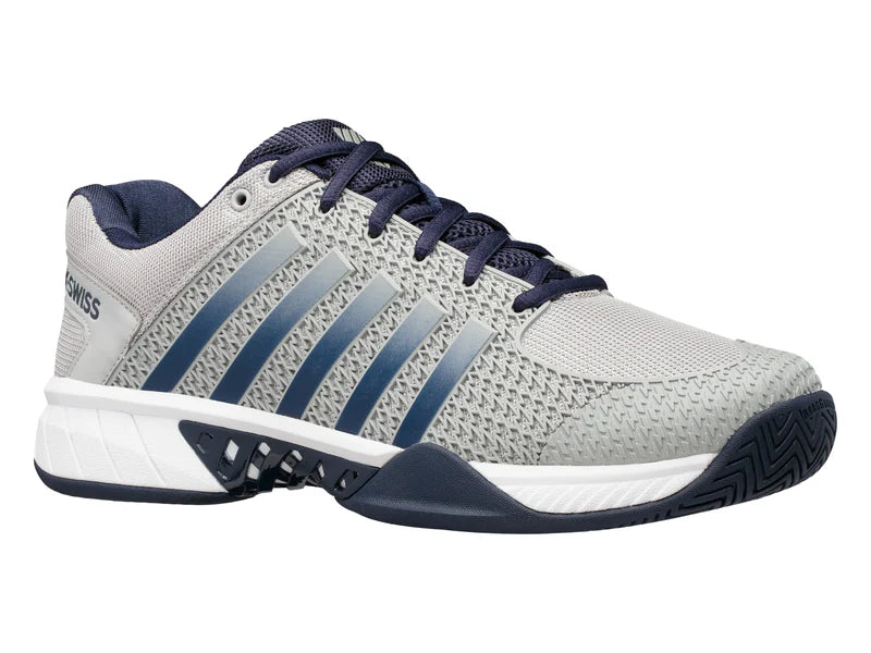 K-Swiss Men's Express Light Pickleball 2E in High-Rise/Navy/White