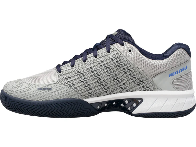 K-Swiss Men's Express Light Pickleball 2E in High-Rise/Navy/White