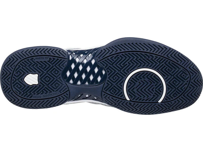 K-Swiss Men's Express Light Pickleball 2E in High-Rise/Navy/White