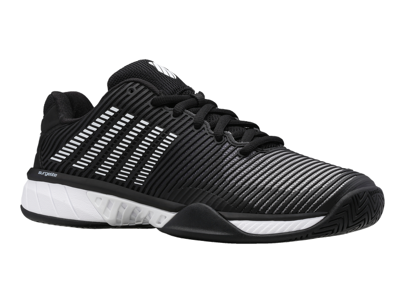 K-Swiss Men's Hypercourt Express 2 Tennis Shoes in Black/White