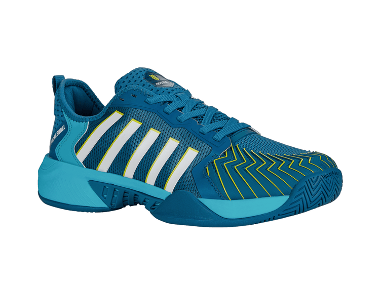 K-Swiss Men's Pickleball Supreme Pickleball Shoes in Celestial/Scuba Blue/Brilliant White