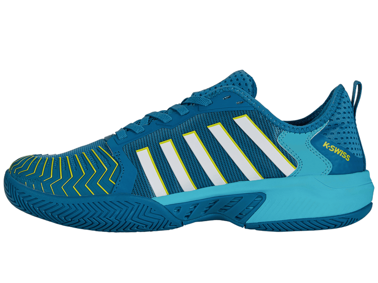 K-Swiss Men's Pickleball Supreme Pickleball Shoes in Celestial/Scuba Blue/Brilliant White