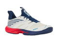 K-Swiss Men's SpeedTrac Tennis Shoes in Blanc De Blanc/ Blue Opal /Lollipop
