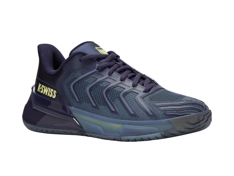 K-Swiss Men's Ultrashot 4 Tennis Shoes in Vintage Indigo/Naval Academy/Luminary Green