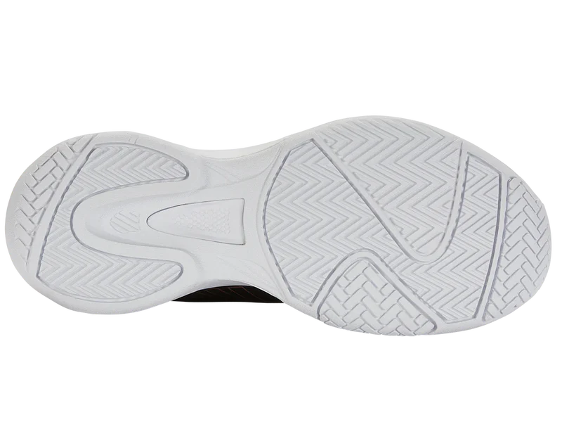K-Swiss Women's Court Express Tennis Shoes in Black/White/Rosegold