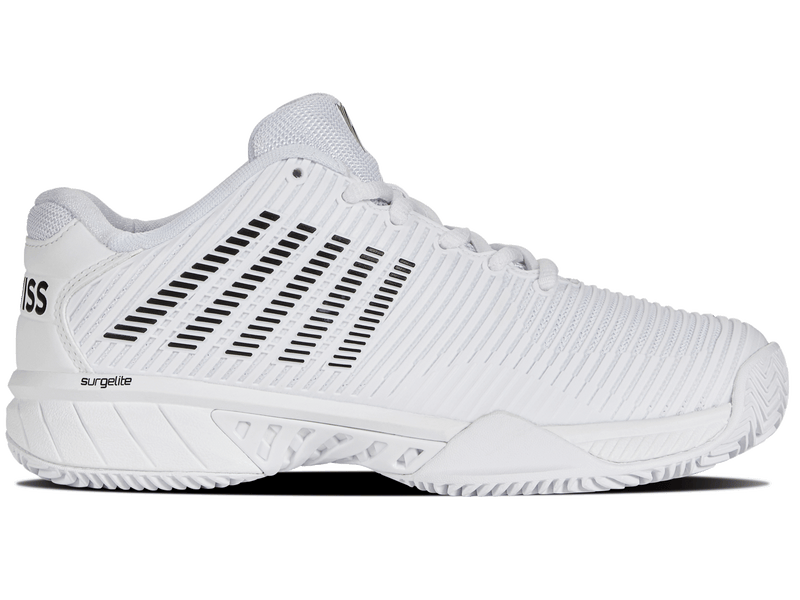 K-Swiss Women's Hypercourt Express 2 Clay HB Tennis Shoes in White/Black