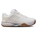 K-Swiss Women's Hypercourt Express 2 Indoor Shoe (Bright White/Gum)