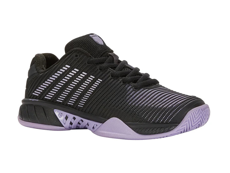 K-Swiss Women's Hypercourt Express 2 Tennis Shoes in Moonless Night/Purple Rose/White