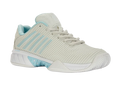 K-Swiss Women's Hypercourt Express 2 Tennis Shoes in Vaporous Gray/White/Blue Glow