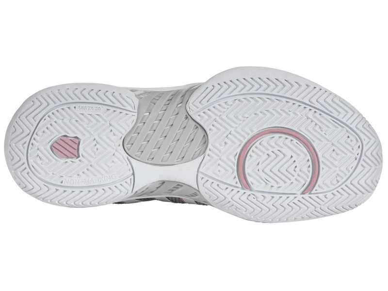 K-Swiss Women's Pickleball Supreme Tennis Shoes in Vapor Blue/White/Coral Blush