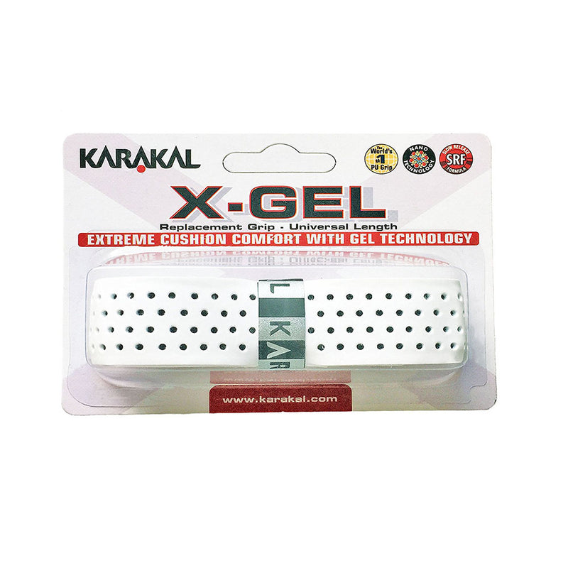 Karakal X-Gel Replacement Grip - Black/White/Blue/Yellow - atr-sports