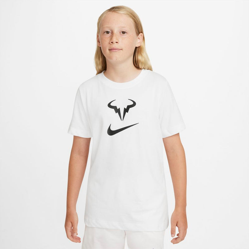 Kids' Court Dri-FIT Rafa Big Tennis T-Shirt in White
