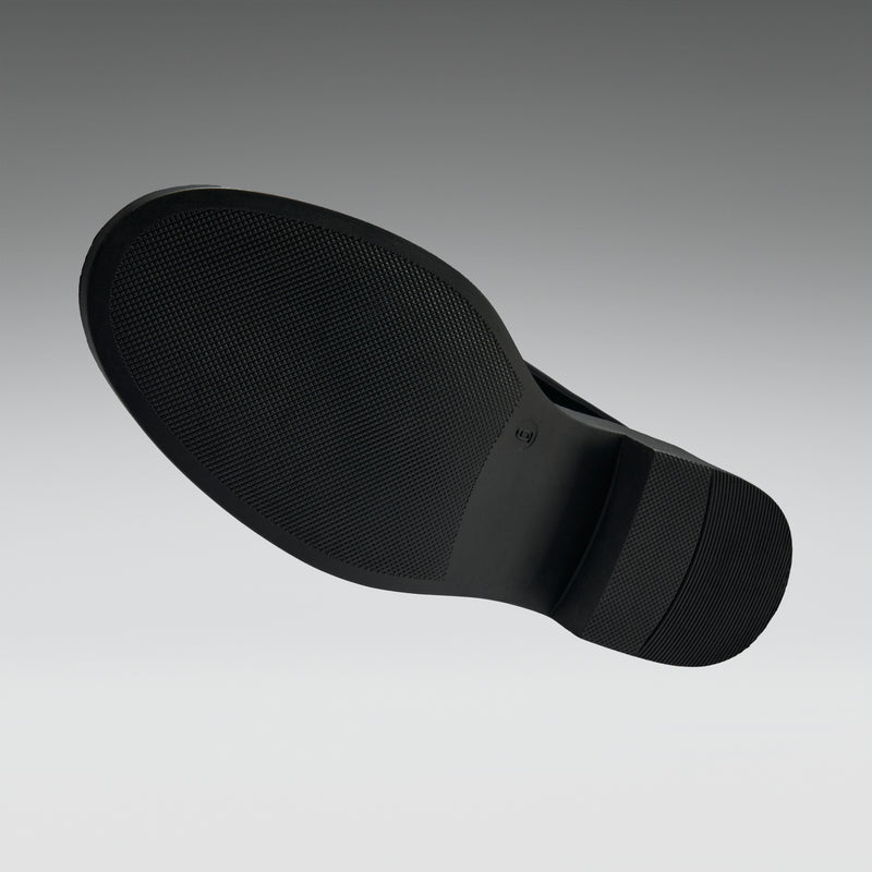 Kishi Tale Black Patent Flat Mary Jane Shoes - sole