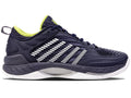 Kswiss Men's Hypercourt Supreme 2 Tennis Shoes in Peacoat/White/Lime Green