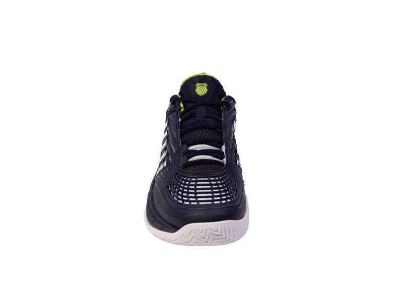 Kswiss Men's Hypercourt Supreme 2 Tennis Shoes in Peacoat/White/Lime Green