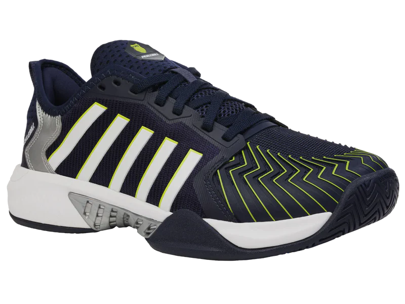 Kswiss Men's Pickleball Supreme Pickleball Shoes in Peacoat / White / Lime Green