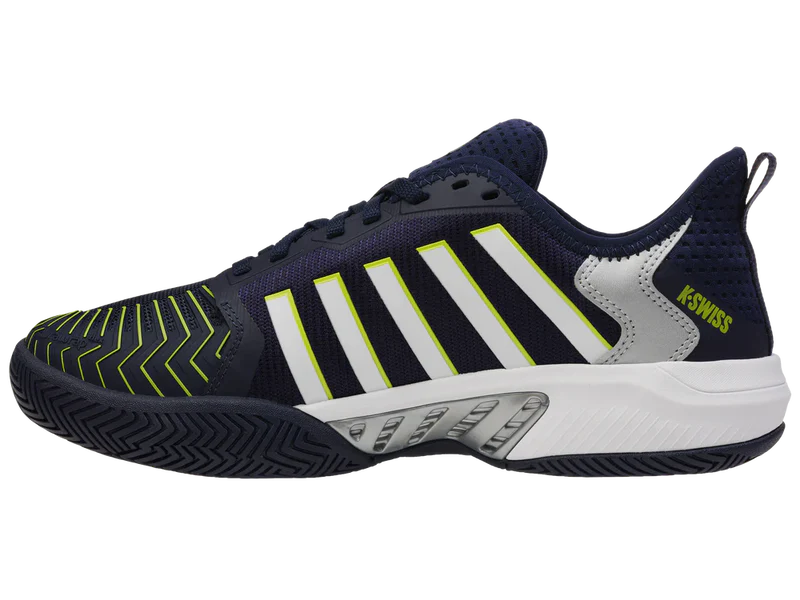 Kswiss Men's Pickleball Supreme Pickleball Shoes in Peacoat / White / Lime Green