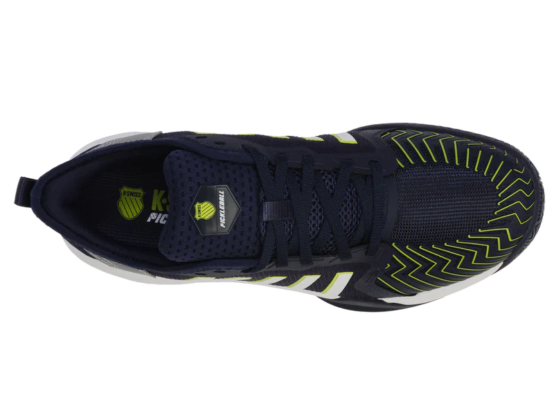 Kswiss Men's Pickleball Supreme Pickleball Shoes in Peacoat / White / Lime Green
