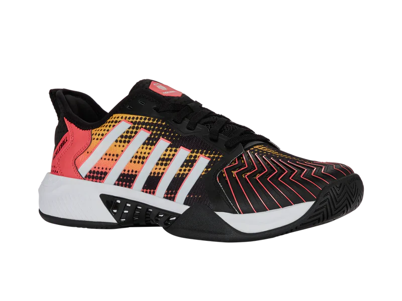 Kswiss Men's Pickleball Supreme Shoes in Black/Dubarry