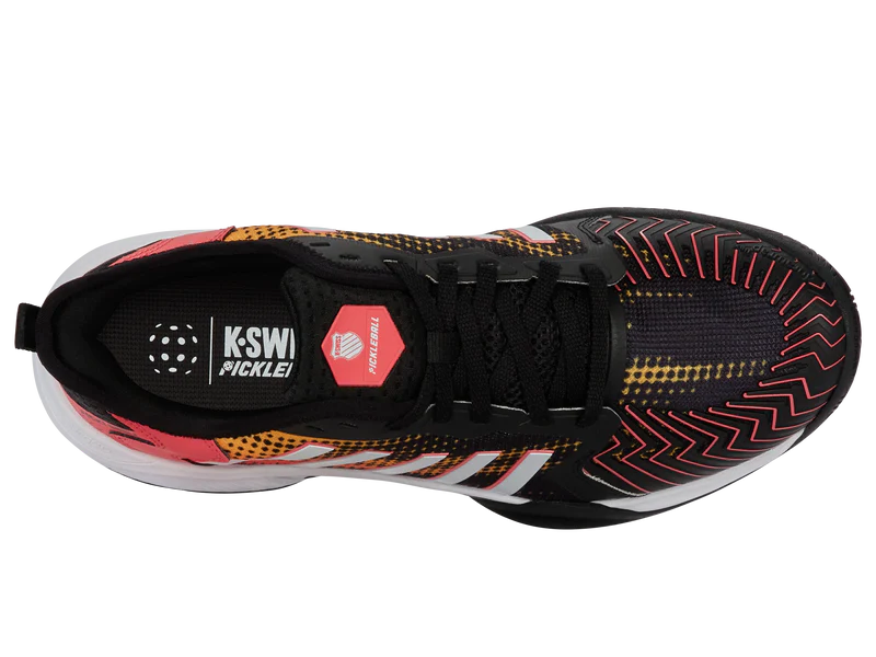 Kswiss Men's Pickleball Supreme Shoes in Black/Dubarry