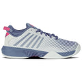 Kswiss Women's Hypercourt Supreme Tennis Shoes in Blue Blush/Infinity/Carmine Rose
