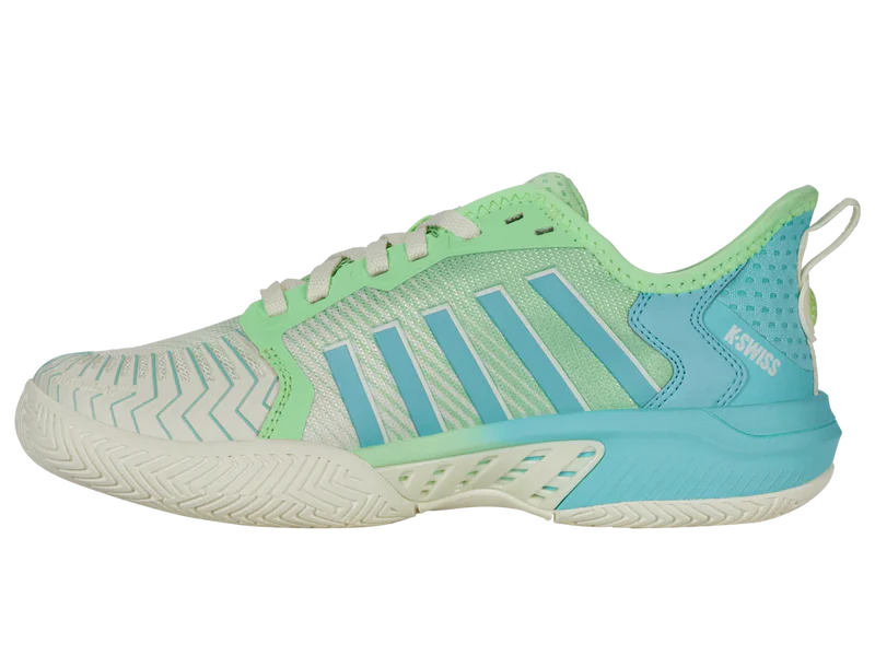Kswiss Women's Pickleball Supreme Pickleball Shoes in Egret/Patina Green