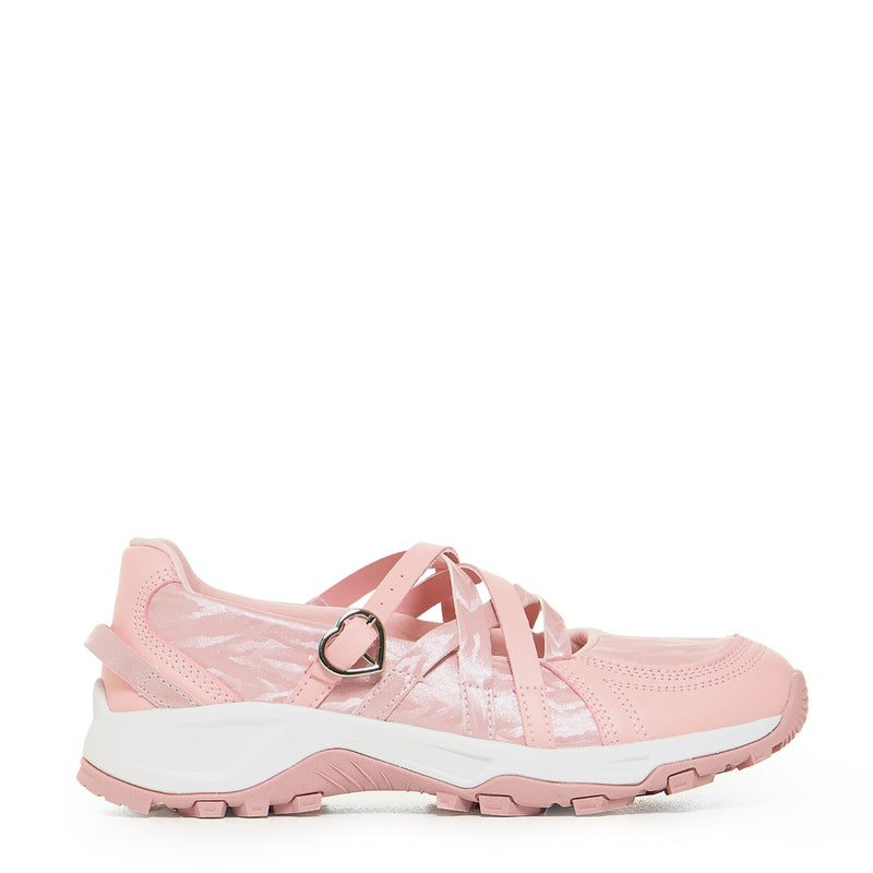 Ballet Mary Janes PINK side view