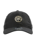 Black LAFC badge cap with gold-and-white circular team emblem on front