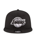 Black snapback cap with Los Angeles Lakers logo on the front
