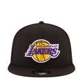 Black baseball cap with embroidered Lakers logo on front