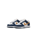 Little Kids' Nike Dunk Low "Midnight Navy Wheat"