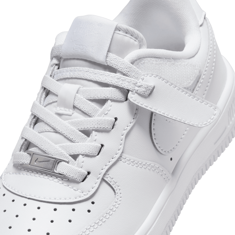 Little Kids' Nike Force 1 Low EasyOn "Triple White"