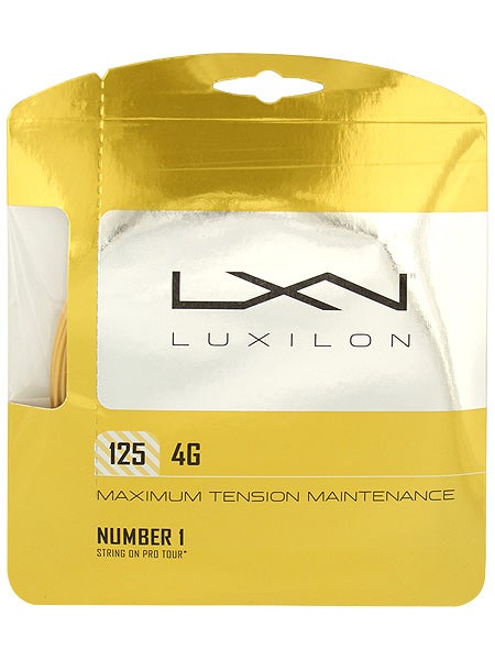 Luxilon 4G 125 Tennis String in Gold