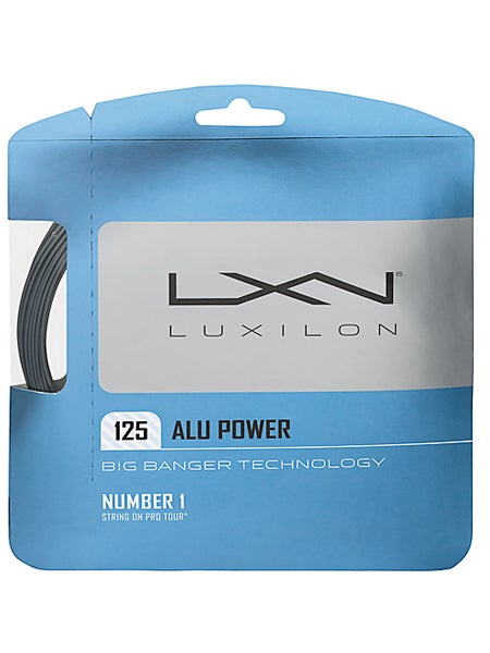 Luxilon Alu Power 125 Tennis String in Silver
