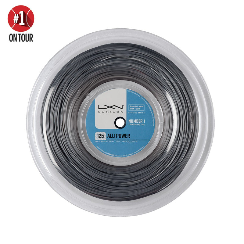 Wilson Luxilon Alu Power Silver 220m Reel Tennis String - atr-sports